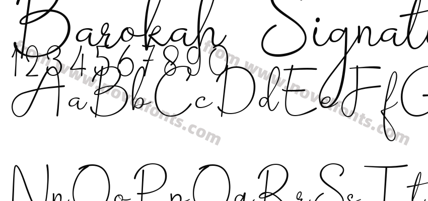 Barokah Signature RegularPreview