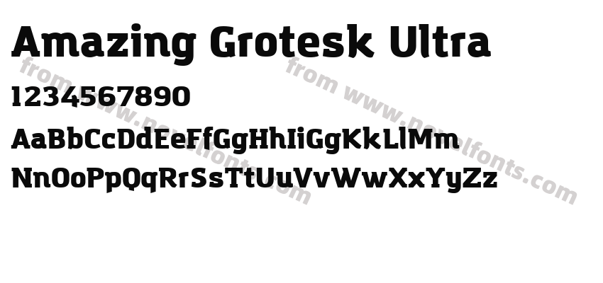 Amazing Grotesk UltraPreview