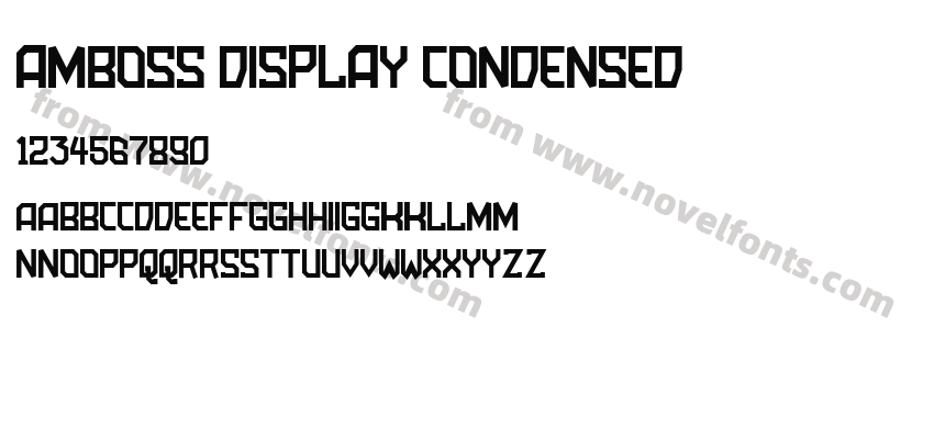 Amboss Display CondensedPreview