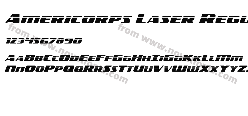 Americorps Laser RegularPreview