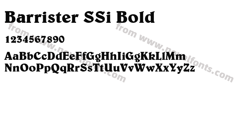 Barrister SSi BoldPreview