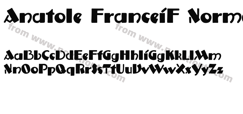 Anatole FranceiF NormalPreview