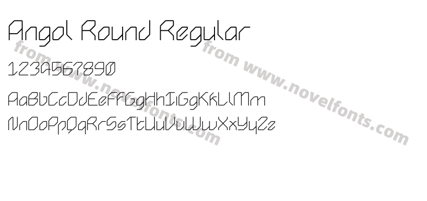 Angol Round RegularPreview