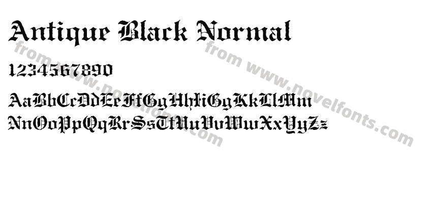 Antique Black NormalPreview