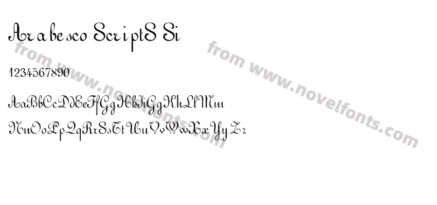 Arabesco ScriptS SiPreview