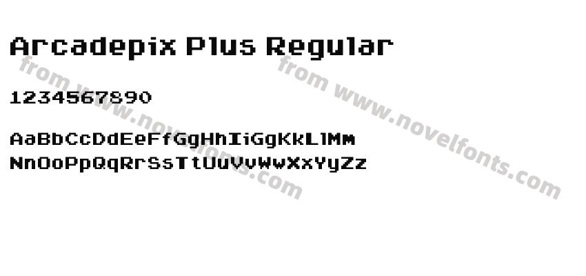 Arcadepix Plus RegularPreview