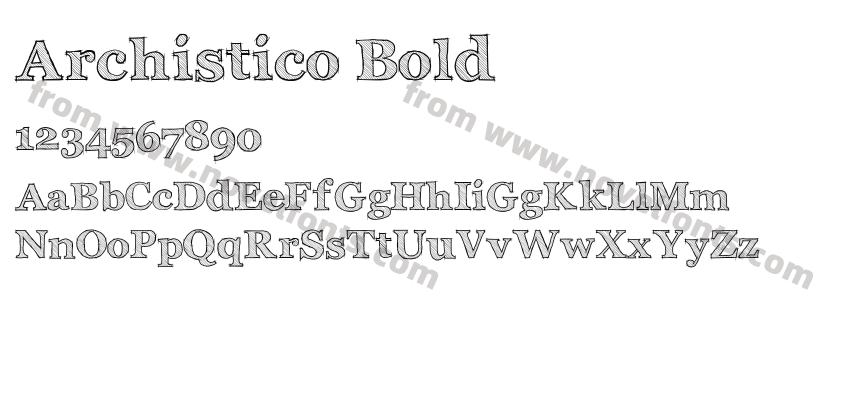 Archistico BoldPreview