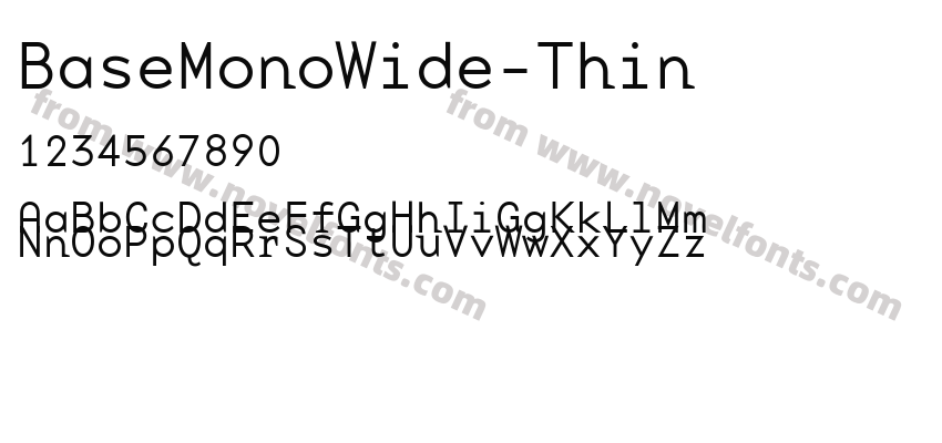 BaseMonoWide-ThinPreview