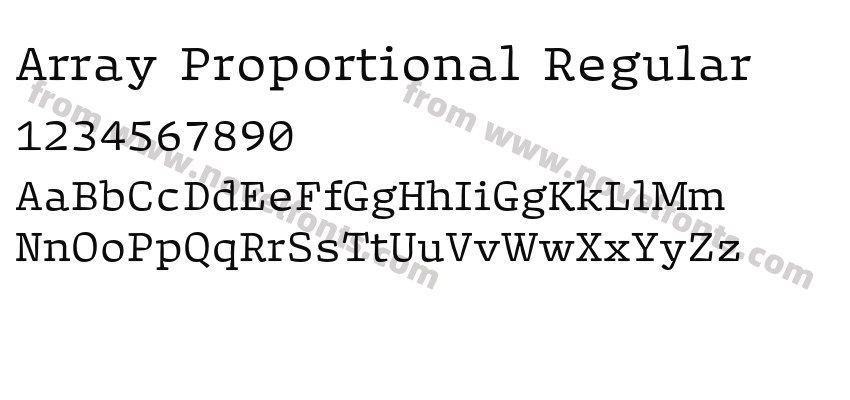 Array Proportional RegularPreview