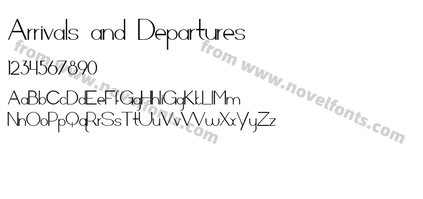 Arrivals and DeparturesPreview