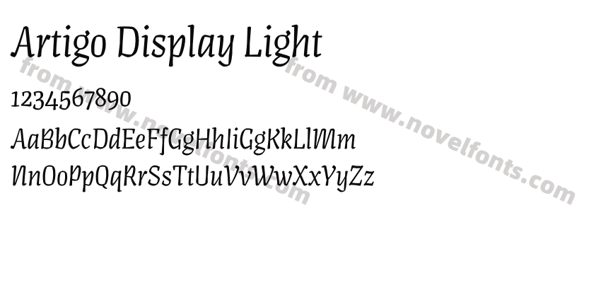 Artigo Display LightPreview