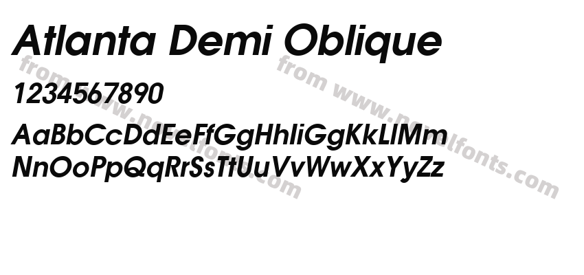 Atlanta Demi ObliquePreview