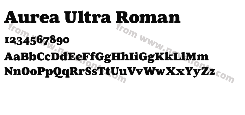 Aurea Ultra RomanPreview