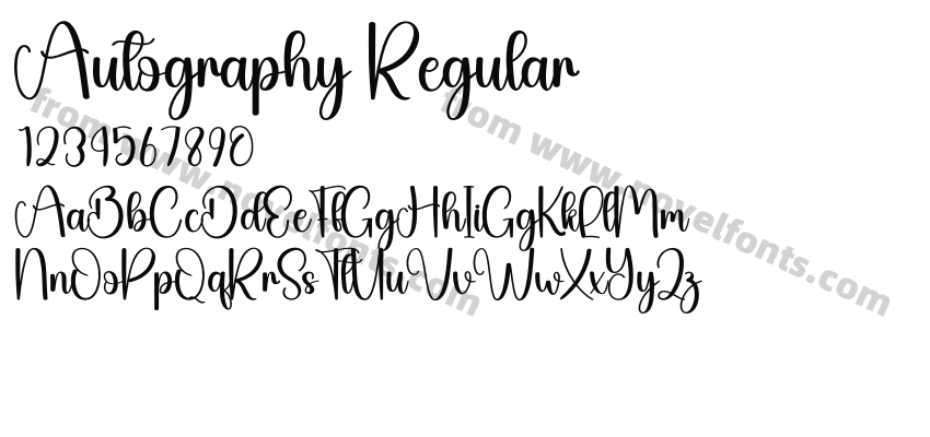 Autography RegularPreview