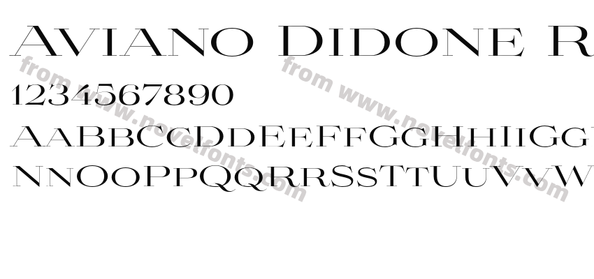 Aviano Didone RegularPreview