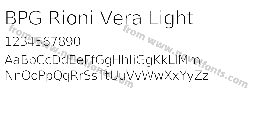 BPG Rioni Vera LightPreview