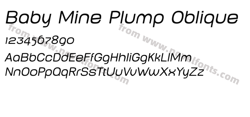 Baby Mine Plump ObliquePreview