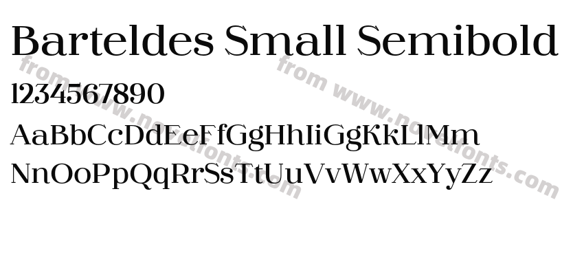 Barteldes Small SemiboldPreview