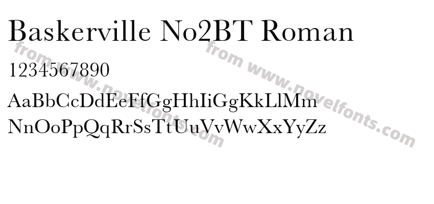 Baskerville No2BT RomanPreview