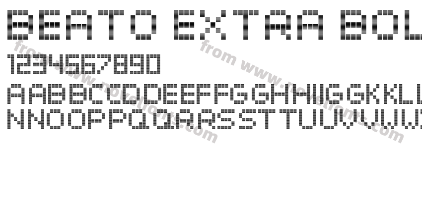 Beato Extra Bold HeadlinePreview