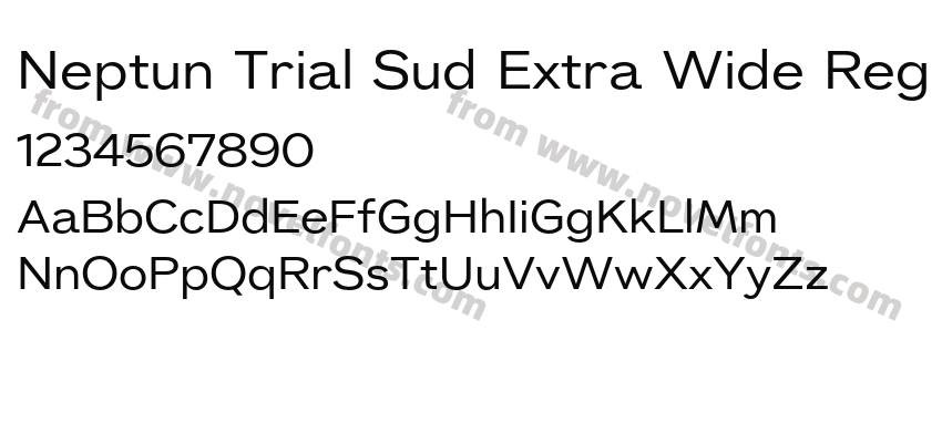 Neptun Trial Sud Extra Wide RegPreview