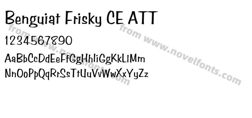 Benguiat Frisky CE ATTPreview