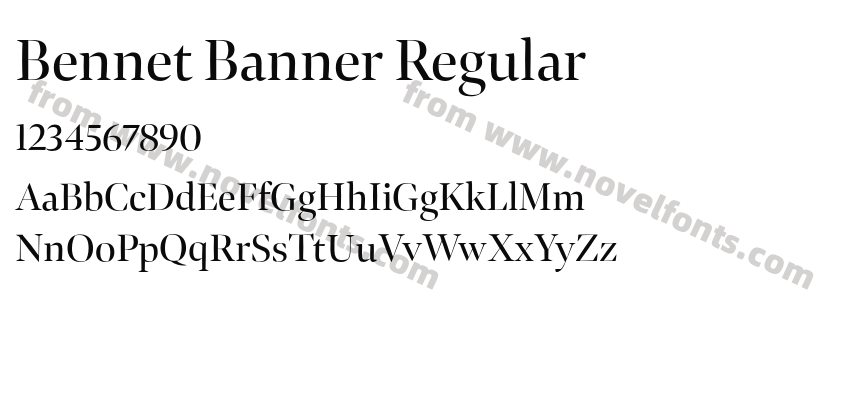 Bennet Banner RegularPreview