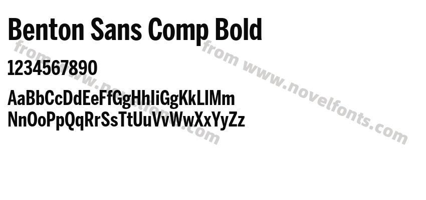 Benton Sans Comp BoldPreview