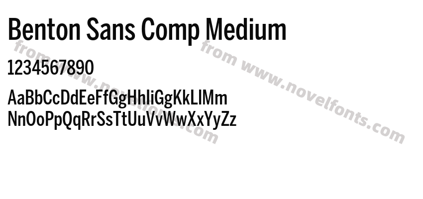 Benton Sans Comp MediumPreview