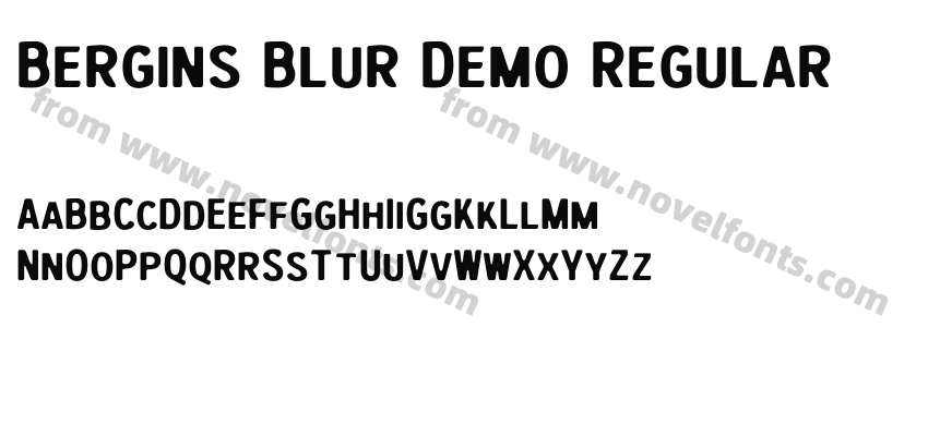 Bergins Blur Demo RegularPreview