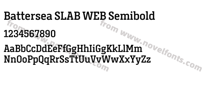 Battersea SLAB WEB SemiboldPreview
