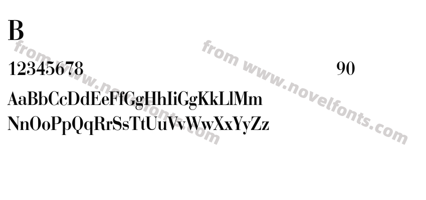 Bodoni Cnd BoldPreview