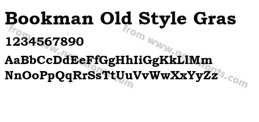 Bookman Old Style GrasPreview