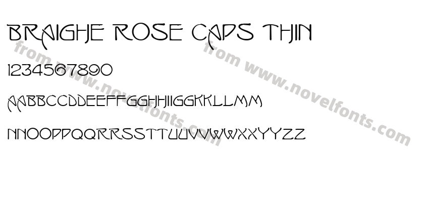 Braighe Rose Caps ThinPreview