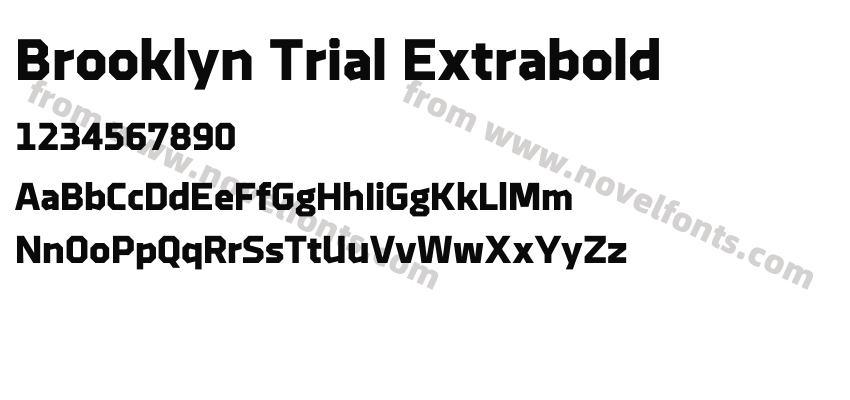 Brooklyn Trial ExtraboldPreview