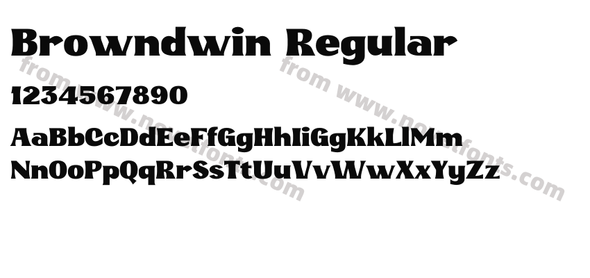 Browndwin RegularPreview