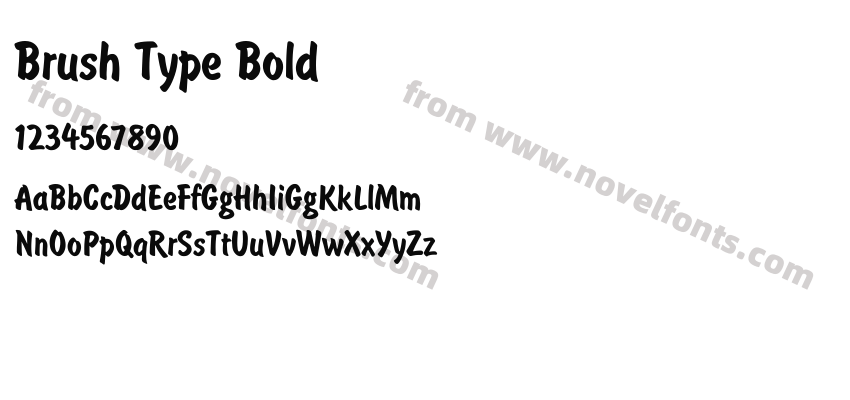 Brush Type BoldPreview