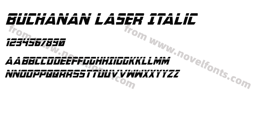 Buchanan Laser ItalicPreview