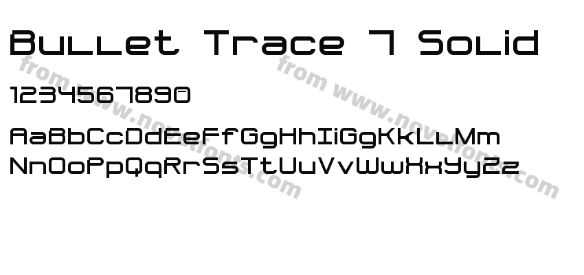 Bullet Trace 7 SolidPreview