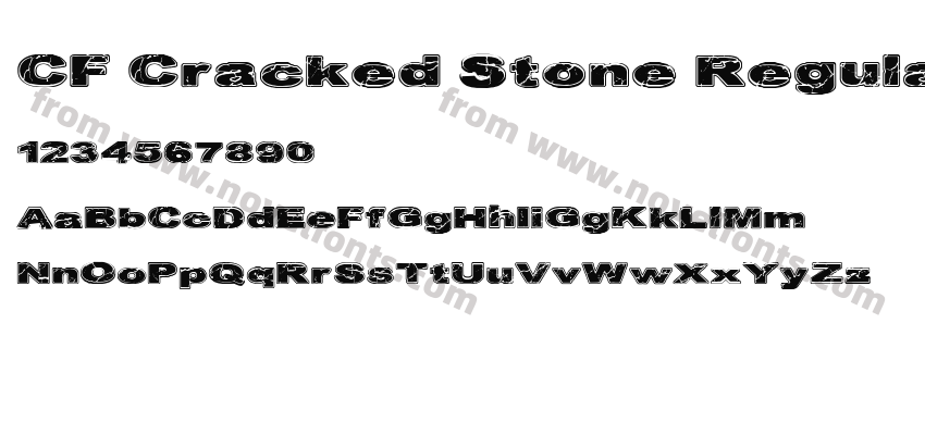 CF Cracked Stone RegularPreview