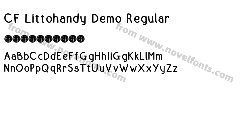 CF Littohandy Demo RegularPreview