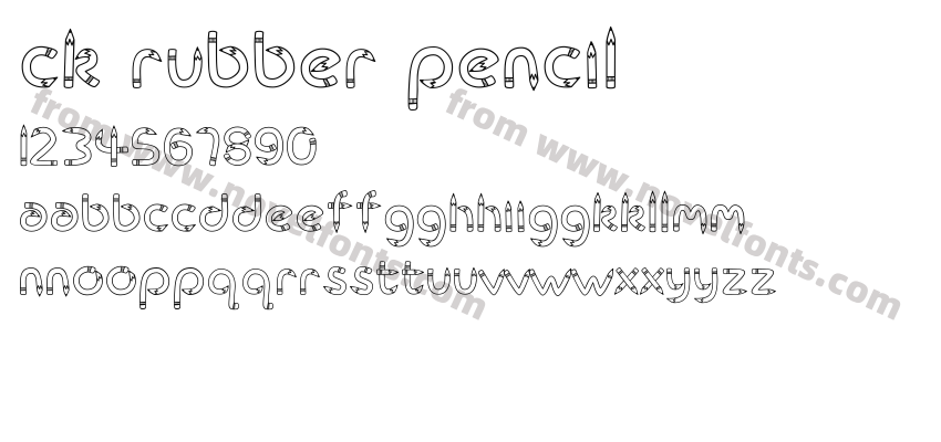 CK Rubber PencilPreview