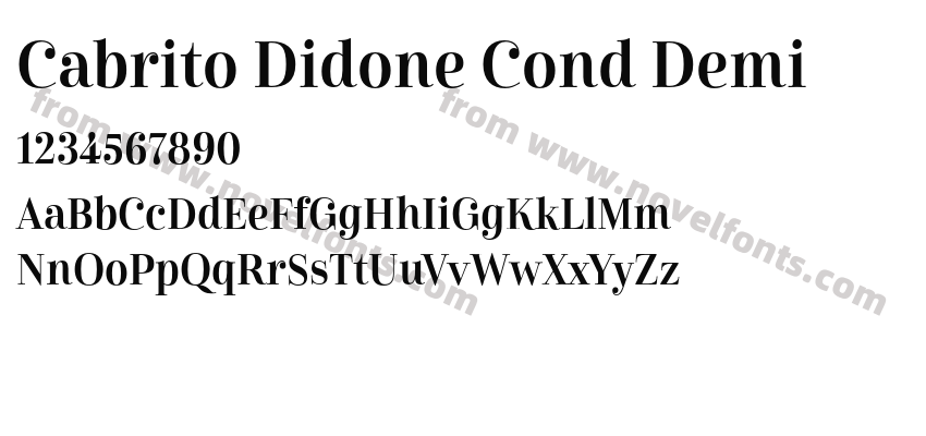 Cabrito Didone Cond DemiPreview