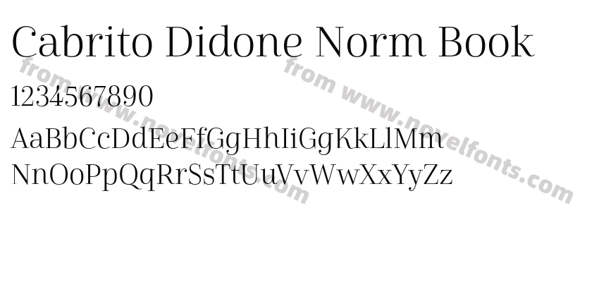 Cabrito Didone Norm BookPreview