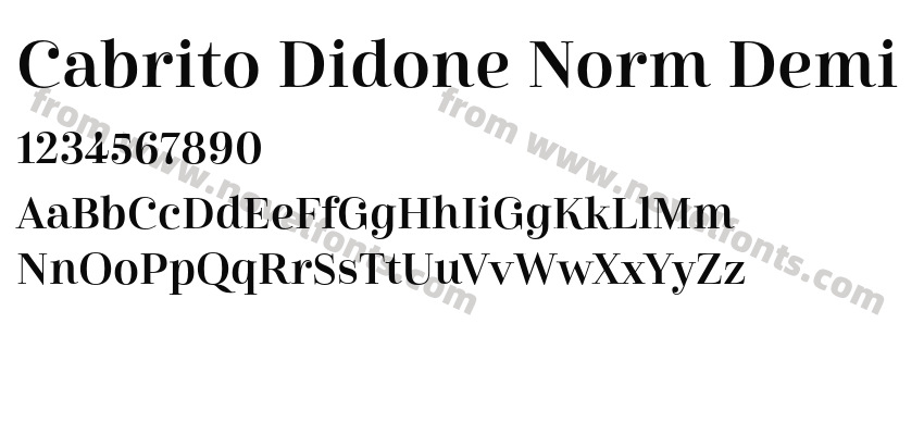 Cabrito Didone Norm DemiPreview