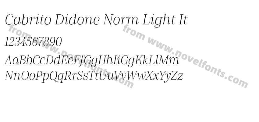 Cabrito Didone Norm Light ItPreview