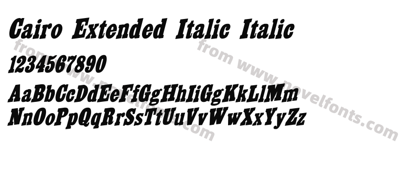 CairoExtendedItalic ItalicPreview