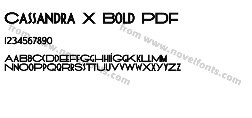 Cassandra X Bold PDFPreview