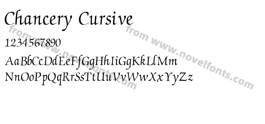 Chancery CursivePreview