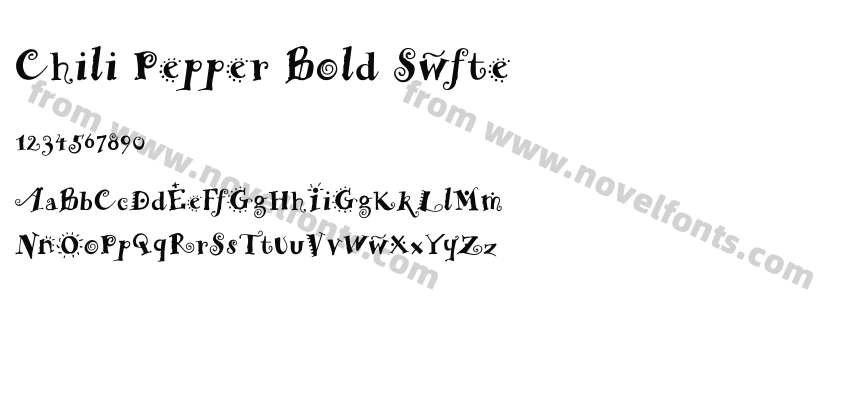 Chili Pepper Bold SwftePreview